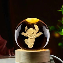 Luminária de Mesa Decorativa LED 3D Stitch USB - Ilúmine Decor