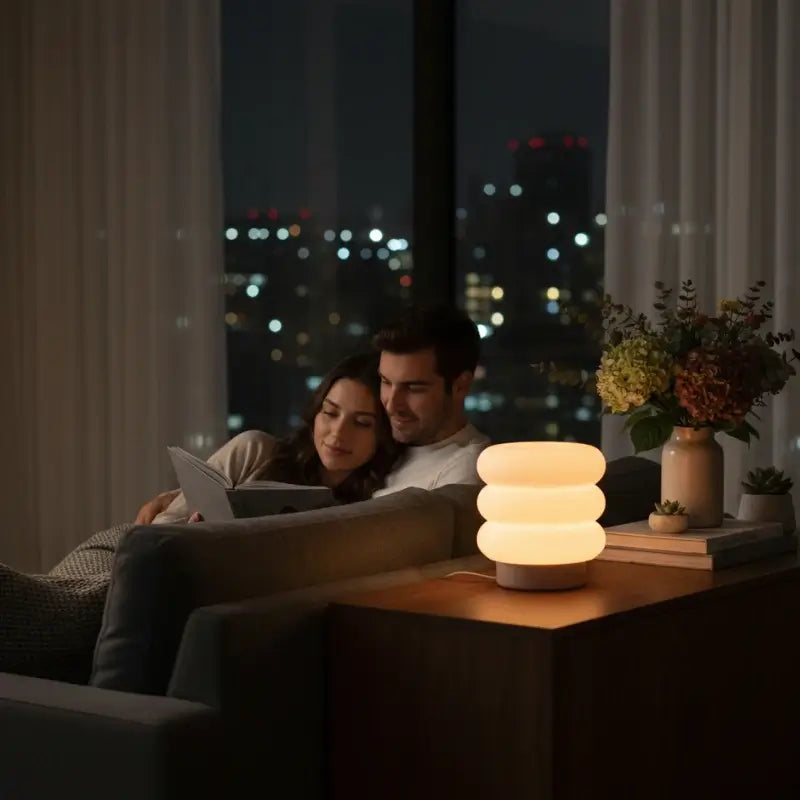 Luminária de Mesa Decorativa Nuvem com Lâmpada LED - Ilúmine Decor