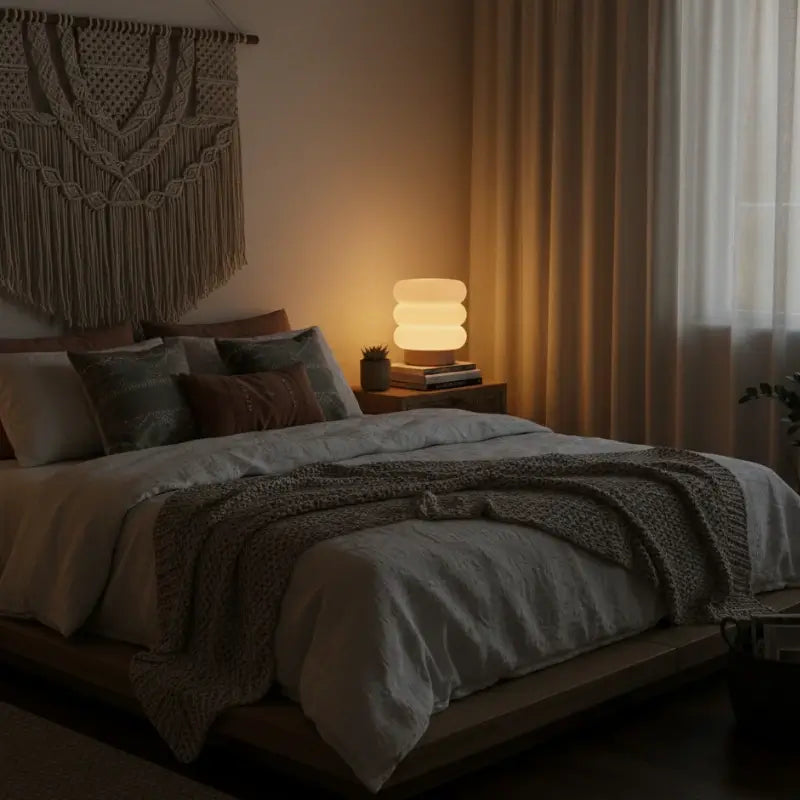 Luminária de Mesa Decorativa Nuvem com Lâmpada LED - Ilúmine Decor