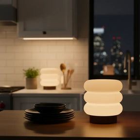 Luminária de Mesa Decorativa Nuvem com Lâmpada LED - Ilúmine Decor
