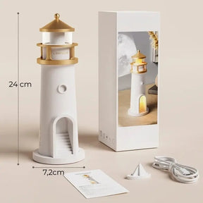 Luminária de Mesa Decorativa Projetor Luar LED com Controle Remoto - Ilúmine decor