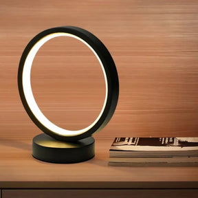 Luminária de Mesa Decorativa Redonda LED Moderna - Ilúmine Decor