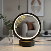 Luminária de Mesa Decorativa Redonda LED Moderna - Ilúmine Decor