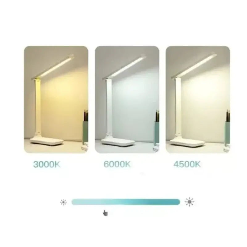 Luminária de Mesa LED Leitura Ajustável Recarregável 3 Modos - Ilúmine Decor