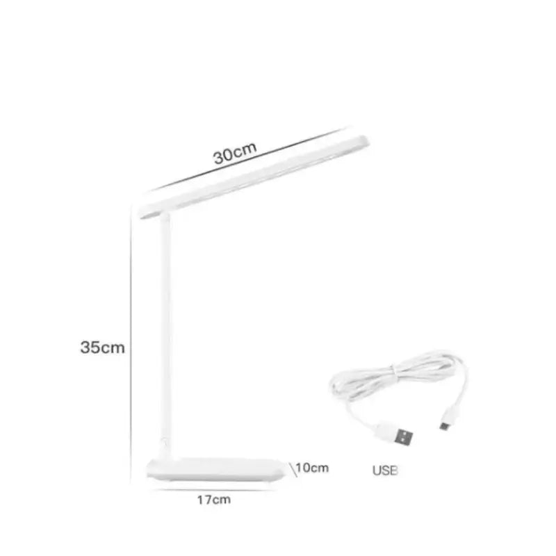 Luminária de Mesa LED Leitura Ajustável Recarregável 3 Modos - Ilúmine Decor