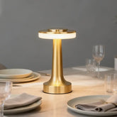Luminária de Mesa LED Retrô Touch Recarregável Dimerizável - Ilúmine Decor