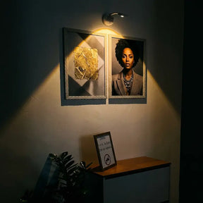 Luminária de Parede LED com Sensor de Movimento Sem Fio Recarregável - Ilúmine Decor