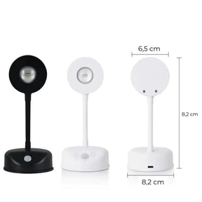 Luminária de Parede LED com Sensor de Movimento Sem Fio Recarregável - Ilúmine Decor