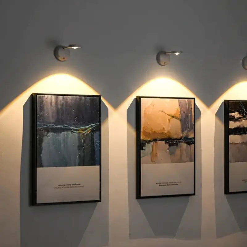 Luminária de Parede LED com Sensor de Movimento Sem Fio Recarregável - Ilúmine Decor
