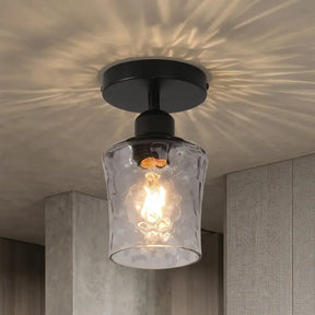Luminária de Teto Nórdica em Vidro Retrô - Ilúmine Decor