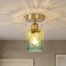 Luminária de Teto Nórdica em Vidro Retrô - Ilúmine Decor