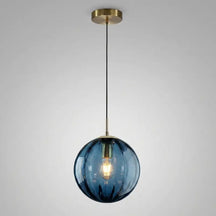 Luminária de Teto Pendente Nórdica Bola de Vidro - Ilúmine Decor