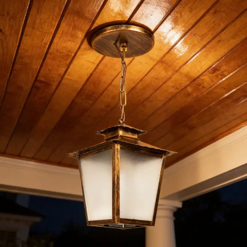 Luminária de Teto Pendente Vintage Estilo Colonial - Ilúmine Decor