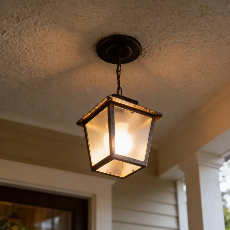 Luminária de Teto Pendente Vintage Estilo Colonial - Ilúmine Decor