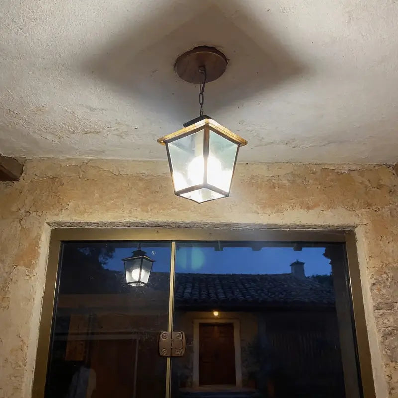 Luminária de Teto Pendente Vintage Estilo Colonial - Ilúmine Decor
