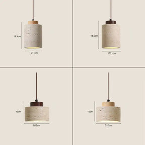 Luminária de Teto Pendente Wabi-Sabi Estilo Japonês - Ilúmine Decor