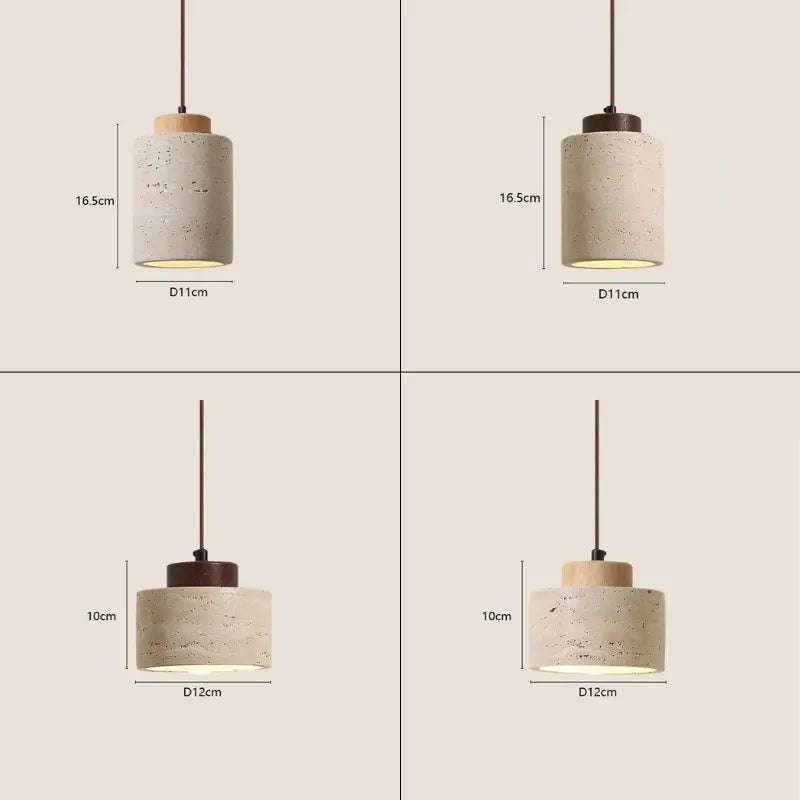 Luminária de Teto Pendente Wabi-Sabi Estilo Japonês - Ilúmine Decor