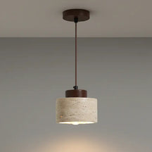 Luminária de Teto Pendente Wabi-Sabi Estilo Japonês - Ilúmine Decor