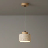 Luminária de Teto Pendente Wabi-Sabi Estilo Japonês - Ilúmine Decor