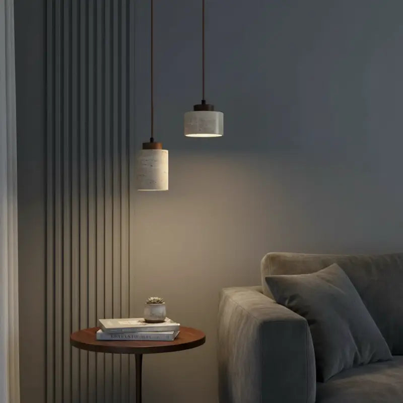 Luminária de Teto Pendente Wabi-Sabi Estilo Japonês - Ilúmine Decor