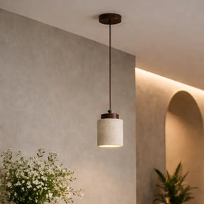 Luminária de Teto Pendente Wabi-Sabi Estilo Japonês - Ilúmine Decor