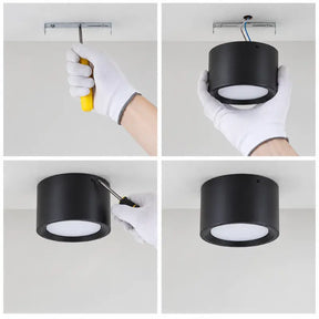 Luminária de Teto Plafon LED de Sobrepor Moderno  Ilúmine Decor