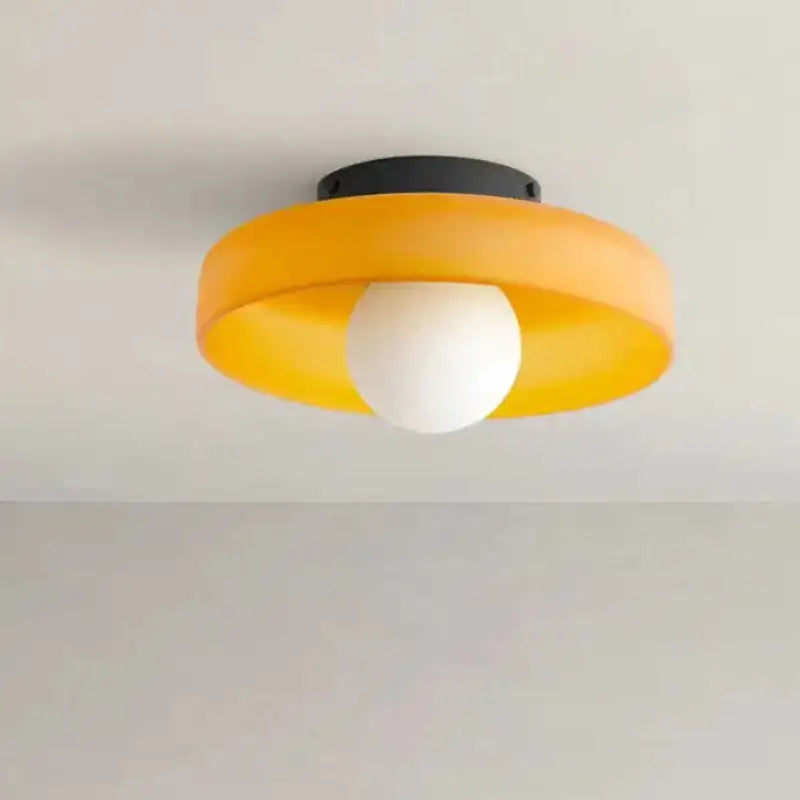 Luminária de Teto Vidro Colorido Moderno - Ilúmine Decor