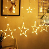 Pisca Pisca Cascata de Natal Estrela 3m 110V - Ilumine Decor
