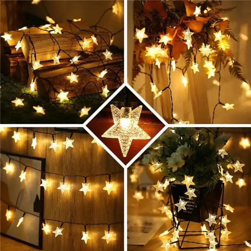 Pisca Pisca Estrela LED 20 Luzes 4 Metros para Decoração de Natal - Ilúmine Decor