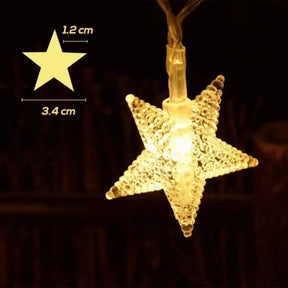 Pisca Pisca Estrela LED 20 Luzes 4 Metros para Decoração de Natal - Ilúmine Decor