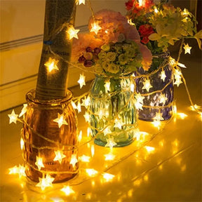 Pisca Pisca Estrela LED 20 Luzes 4 Metros para Decoração de Natal - Ilúmine Decor