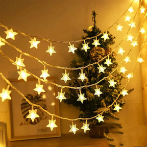 Pisca Pisca Estrela LED 20 Luzes 4 Metros para Decoração de Natal - Ilúmine Decor