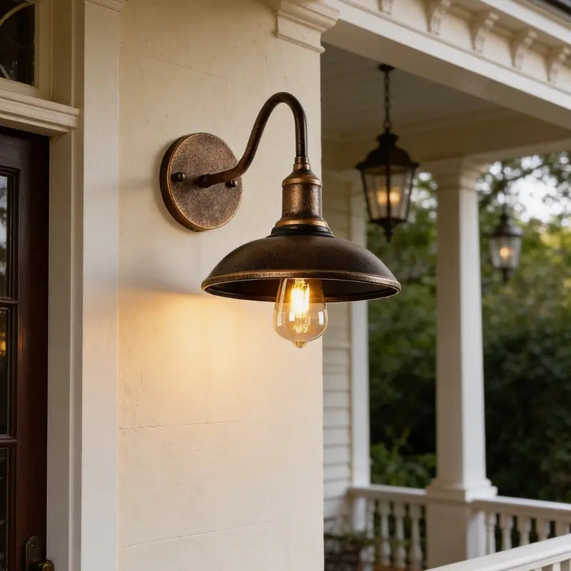 Arandela de Parede Externa Vintage Estilo Industrial