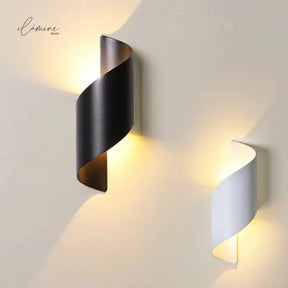 Arandela Externa de Parede Led Espiral - Ilúmine Decor