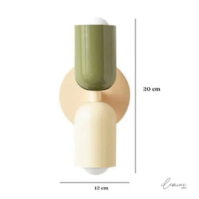 Arandela de Parede Dupla Minimalista - Ilúmine Decor