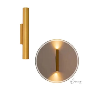 Arandela de Parede Cilíndrica com 2 Fachos de Luz - Ilúmine Decor