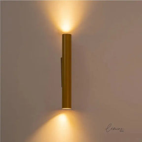 Arandela de Parede Cilíndrica com 2 Fachos de Luz - Ilúmine Decor