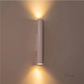 Arandela de Parede Cilíndrica com 2 Fachos de Luz - Ilúmine Decor