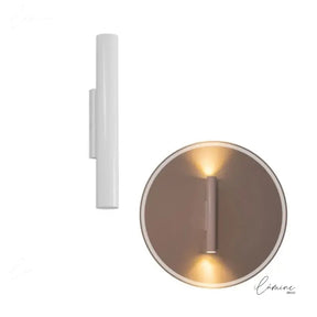 Arandela de Parede Cilíndrica com 2 Fachos de Luz - Ilúmine Decor