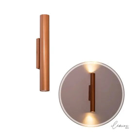 Arandela de Parede Cilíndrica com 2 Fachos de Luz - Ilúmine Decor