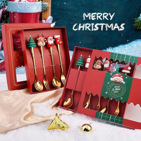 Conjunto de Talheres Decorativos Natal - Ilúmine Decor