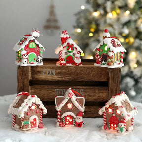 Enfeite de Árvore de Natal Pingente Casinhas - Ilúmine Decor