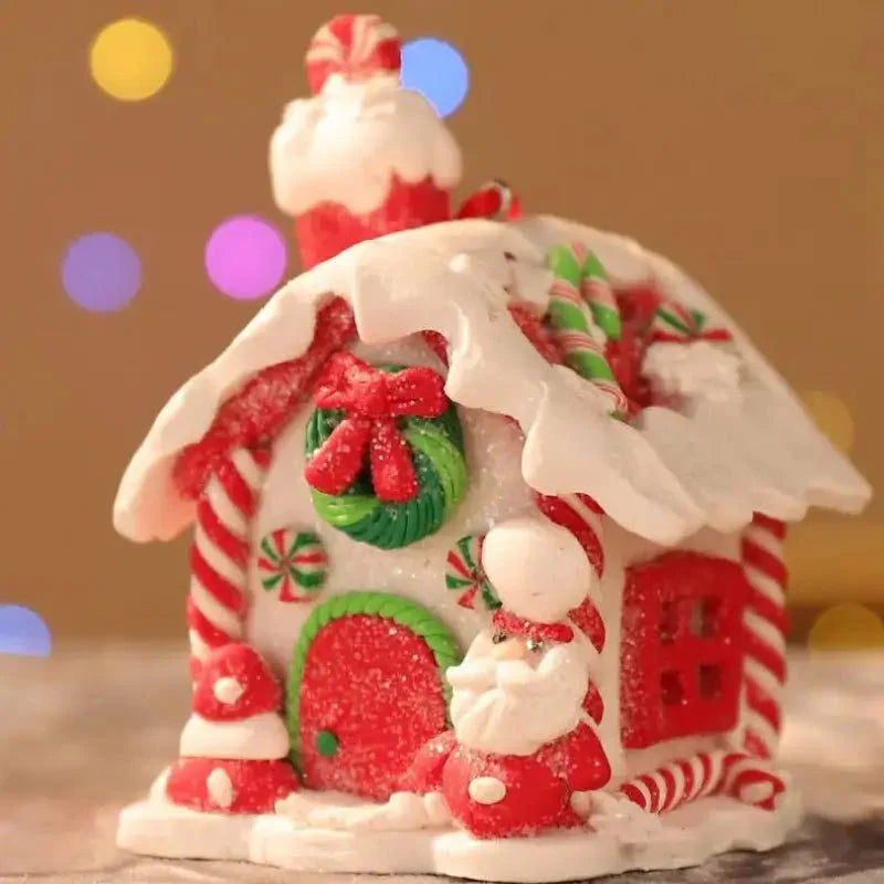 Enfeite de Árvore de Natal Pingente Casinhas - Ilúmine Decor