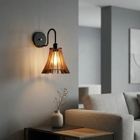 Arandela de Parede Cúpula Tulipa para Quarto - Ilúmine Decor