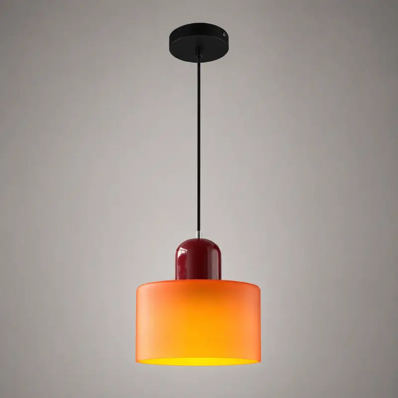 Luminária de Teto Pendente Nórdica em Vidro Cores