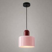 Luminária de Teto Pendente Nórdica em Vidro Cores