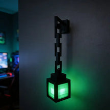 Luminária decorativa de parede efeito pixelado