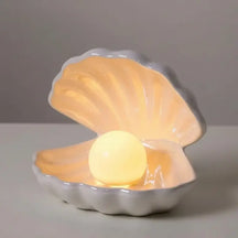Luminária de Mesa Decorativa Concha sem Fio