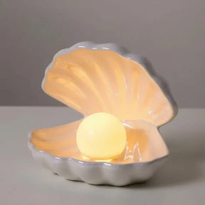 Luminária de Mesa Decorativa Concha sem Fio