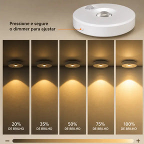 Luminária Sem Fio Inteligente com Controle Remoto - Ilúmine decor